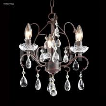  40833VB22 - Mini 3 Light Chandelier