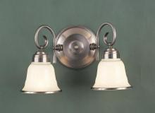  H-1965-2B-01-OPAL - 2-LIGHT BATH AND VANITY WALL SCONCE
