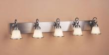  H-1965-5B-11-OPAL - 5-LIGHT BATH AND VANITY WALL SCONCE