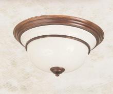  H-1972-F-01-OPAL - 2-LIGHT FLUSH MOUNT