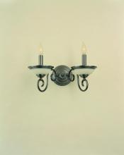  H-1990-2B-01-OPAL - 2-LIGHT BATH AND VANITY WALL SCONCE