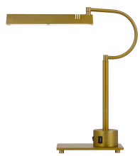  BO-3179DK-AB - led 12W SOHO metal desk lamp with 2 USB ports