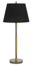  BO-3182TB-AB - 150W 3 way Ciudad metal two tone table lamp