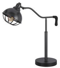  BO-3191DK - 60W Taloga metal desk lamp with adjustable caged Shade