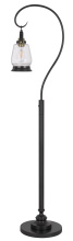  BO-3218FL - 60W Terni floor lamp with bubbled glass and rocker switch on pole