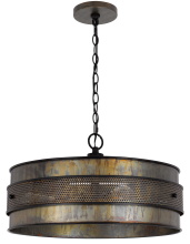  FX-3822-3 - 60W x 3 Heraklion metal drum chandelier