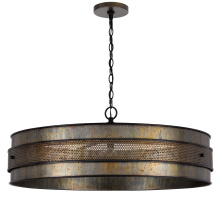  FX-3822-5 - 60W x 5 Heraklion metal drum chandelier