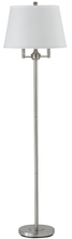  BO-2077-6WY-BS - 62" Height Metal Floor Lamp in Brushed Steel