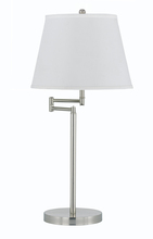  BO-2077TB-BS - 28" Height Metal Table Lamp in Brushed Steel