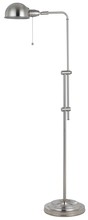  BO-2441FL-BS - 58" Height Metal Floor Lamp in Brushed Steel
