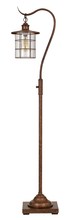  BO-2668FL-RU - 59.5" Height Metal Floor Lamp in Rust Finish