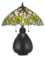  BO-2798TB - 19.25" Height Resin Table Lamp in Tiffany Finish