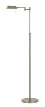  BO-2844FL-1-BS - 58.5" Height Metal Floor Lamp in Brushed Steel Finish