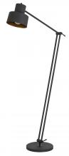  BO-2966FL - 60W Davidson Metal Floor Lamp with Weighted Base, Adjustable Upper and Lower Arms
