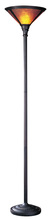  BO-469 - 71" Height Metal Torchiere in Rust