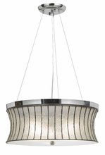  FX-3546/1P - 47" Inch Tall Glass Pendant in Chrome Finish