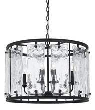  FX-3650-6 - 60W X 6 Everette Glass Chandelier