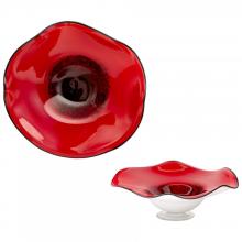  04491 - Art Glass Bowl|Red-Small