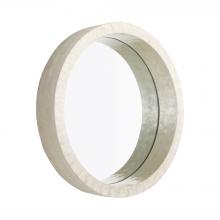  11591 - Triton Round Mirror|Wh-Sm