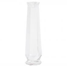  11764 - Faceted Candleholder | Clear-Tall