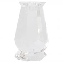  11765 - Faceted Candleholder | Clear-Short