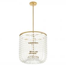  11943 - Ophelia Basket Pendant | Aged Brass