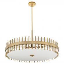  11947 - Cassio 8 Light Pendant | Aged Brass
