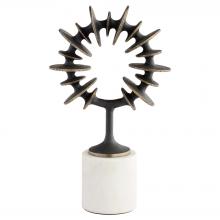  12015 - Barcelo Sculpture | Antique Bronze | White | Brass - Small