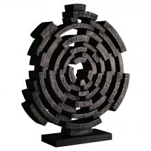  12022 - Vortex Sculpture | Dark Walnut | Large