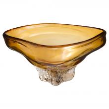  12026 - Alistair Bowl | Amber | Clear - Large