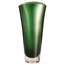  12029 - Muzo Vase | Emerald Green | Clear | Large