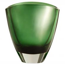  12031 - Muzo Vase | Emerald Green | Clear | Small