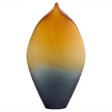  12071 - Vesper Vase | Orange | Grey - Small