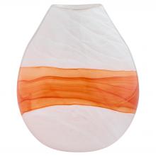  12073 - Pacaya Vase | White | Orange - Small