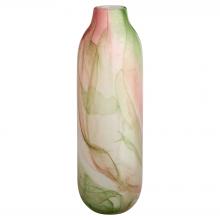  12090 - Fern Vase | White | Spring Green - Large