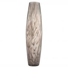  12108 - Billow Vase | Grey Swirl