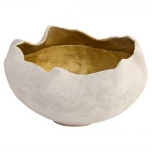  12157 - Selene Deep Bowl | White | Gold