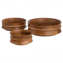  12169 - Madison Bowls | Walnut - 3pc Set