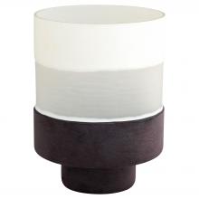  12203 - Mesa Vase | Cream | Black - Large
