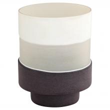  12204 - Mesa Vase | Cream | Black - Small