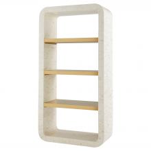  12224 - Cascada Etagere | Natural Bone | Brass