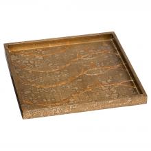  12254 - Florence Tray | Bronze Lacquer | Square