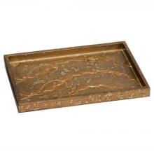  12255 - Florence Tray | Bronze Lacquer | Rectangle - Small