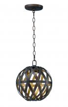  35053BZGTGLD - Weave-Single Pendant