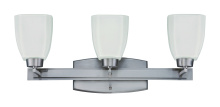  14721BNK3 - Bridwell 3 Light Vanity in Brushed Polished Nickel