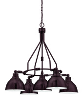 35925-ABZ - Timarron 5 Light Down Chandelier in Aged Bronze Brushed