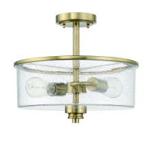  50552-SB - Bolden 2 Light Convertible Semiflush in Satin Brass