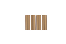  529-SC-SB - Set of 4 Satin Brass Candle Covers for 52934-FB (fixture not included)