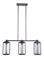  54173-OBG - Pyrmont 3 Light Outdoor Island in Oiled Bronze Gilded