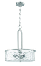  54293-BNK - Collins 3 Light Pendant in Brushed Polished Nickel